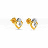 Henley Earrings – Contemporary 18K Gold Diamond Studs