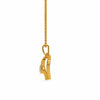 Enamored Heart Pendant – 18K Gold & Diamond Necklace