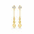 Celeste 18K Gold Diamond Drop Earrings