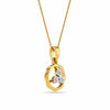 Nyomi Pendant – Elegant 18 Karat Gold Diamond Pendant