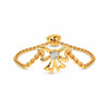 Alana Adjustable Ring – Modern 18K Gold & Diamond Statement Ring