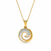 Brynnis Pendant – Elegant 18K Gold & Diamond Neck Charm