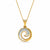 Brynnis Pendant – Elegant 18K Gold & Diamond Neck Charm