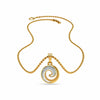 Brynnis Pendant – Elegant 18K Gold & Diamond Neck Charm
