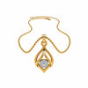 Cariaa Pendant – Elegant 18K Gold & Diamond Necklace