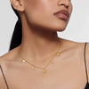Anipa Necklace – Delicate 18K Gold & Diamond Pendant Necklace