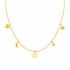 Anipa Necklace – Delicate 18K Gold & Diamond Pendant Necklace