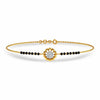 Darya Mangalsutra Bracelet – Elegant 18K Gold & Diamond Hand Chain
