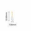 Aspasia Earrings – Graceful 18 Karat Gold Diamond Drop Earrings