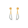 Aspasia Earrings – Graceful 18 Karat Gold Diamond Drop Earrings