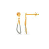 Aspasia Earrings – Graceful 18 Karat Gold Diamond Drop Earrings