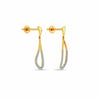 Aspasia Earrings – Graceful 18 Karat Gold Diamond Drop Earrings