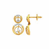 Ursia Earrings – Elegant 18K Gold & Diamond Studs