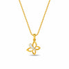 Happy Butterfly Kids Pendant – Playful 18K Gold & Diamond Necklace