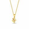 Happy Butterfly Kids Pendant – Playful 18K Gold & Diamond Necklace