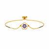 Mishel Adjustable Bracelet – Elegant 18K Gold & Diamond Hand Chain