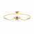 Mishel Adjustable Bracelet – Elegant 18K Gold & Diamond Hand Chain