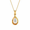 Kristica Pendant – Elegant 18K Gold & Diamond Pendant