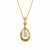 Kristica Pendant – Elegant 18K Gold & Diamond Pendant