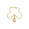Kristica Pendant – Elegant 18K Gold & Diamond Pendant