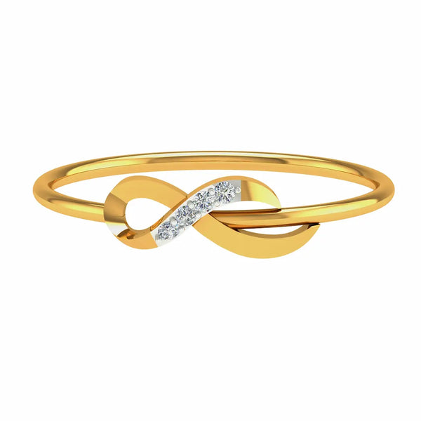 Firuze Ring – Elegant 18K Gold Diamond Ring