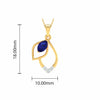 Dorisa Pendant – Elegant 18K Gold & Diamond Necklace