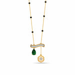 Elvanna Mangalsutra – Radiant 18K Gold & Diamond Traditional Necklace