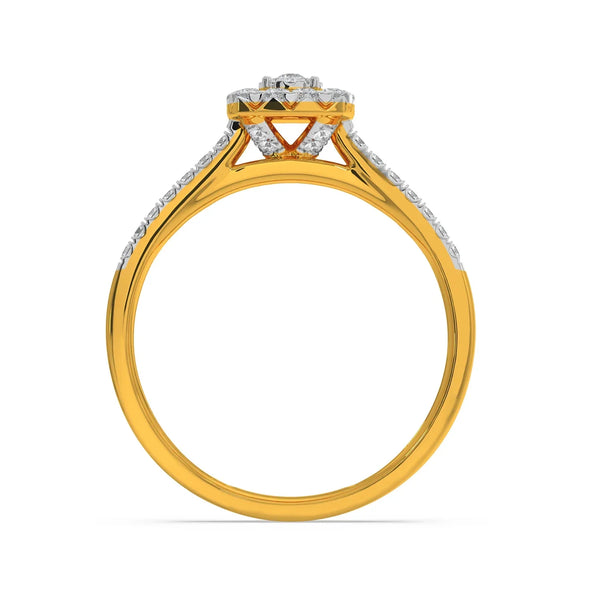 A Timeless Symbol of Love: 14K Gold Diamond Engagement Ring