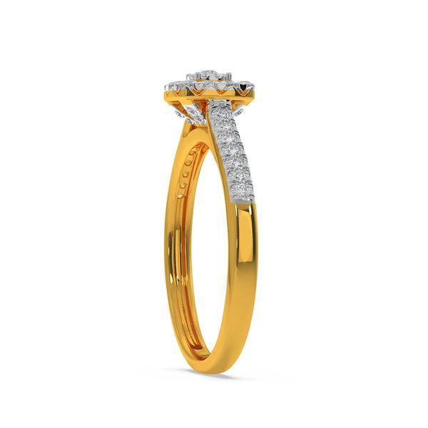 A Timeless Symbol of Love: 14K Gold Diamond Engagement Ring